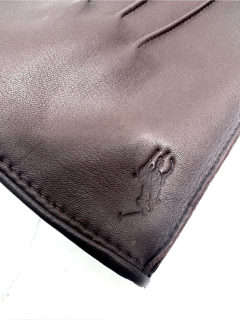 Polo Ralph Lauren Men's Water-Repellent Leather Gloves - Picture 10 of 13